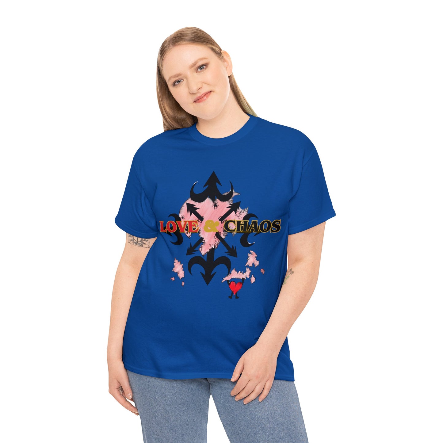 Love & Chaos Podcast Unisex Heavy Cotton Tee
