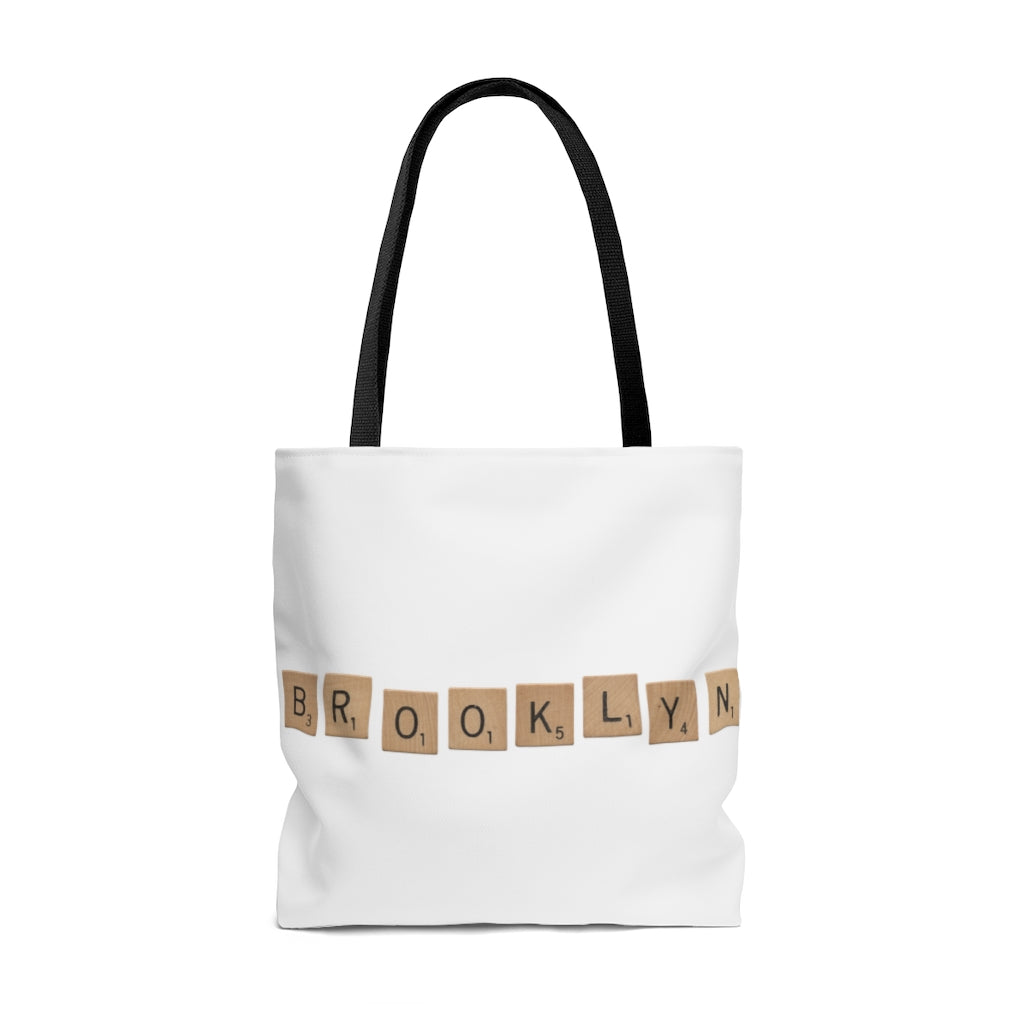 Word Rules BROOKLYN~ AOP Tote Bag