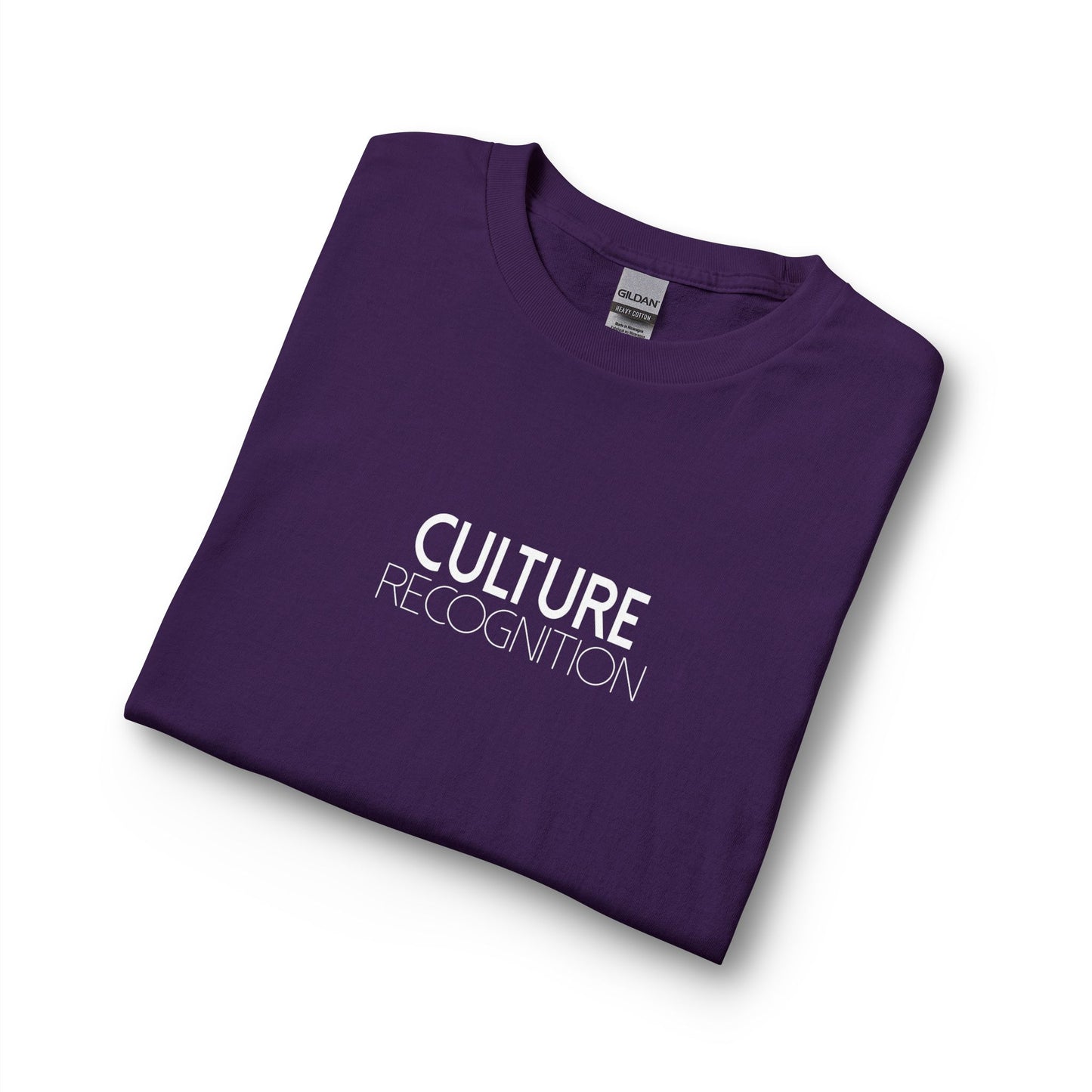 Long Sleeve T-Shirt — "Culture Recognition" Minimal Black Long Sleeve Tee