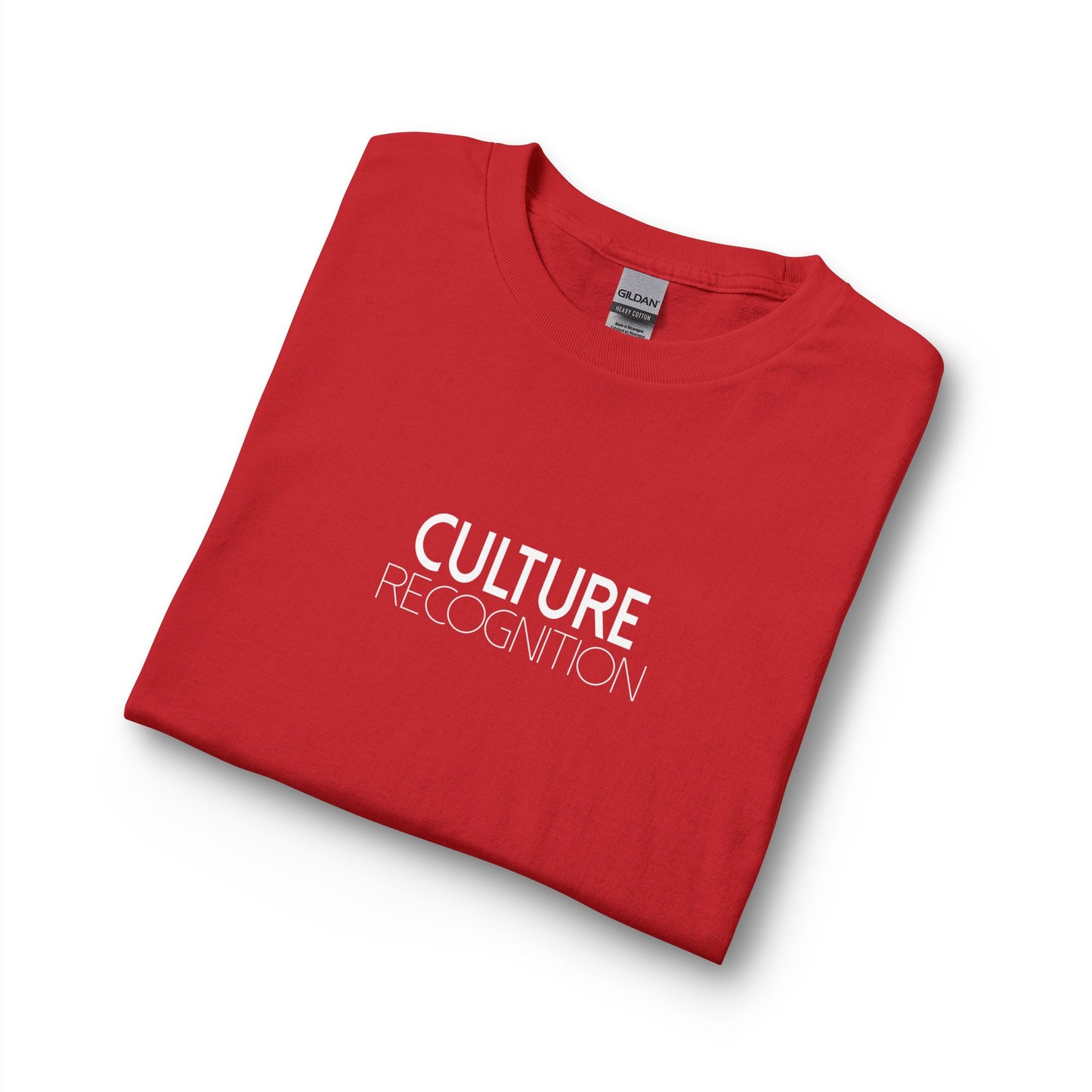 Long Sleeve T-Shirt — "Culture Recognition" Minimal Black Long Sleeve Tee