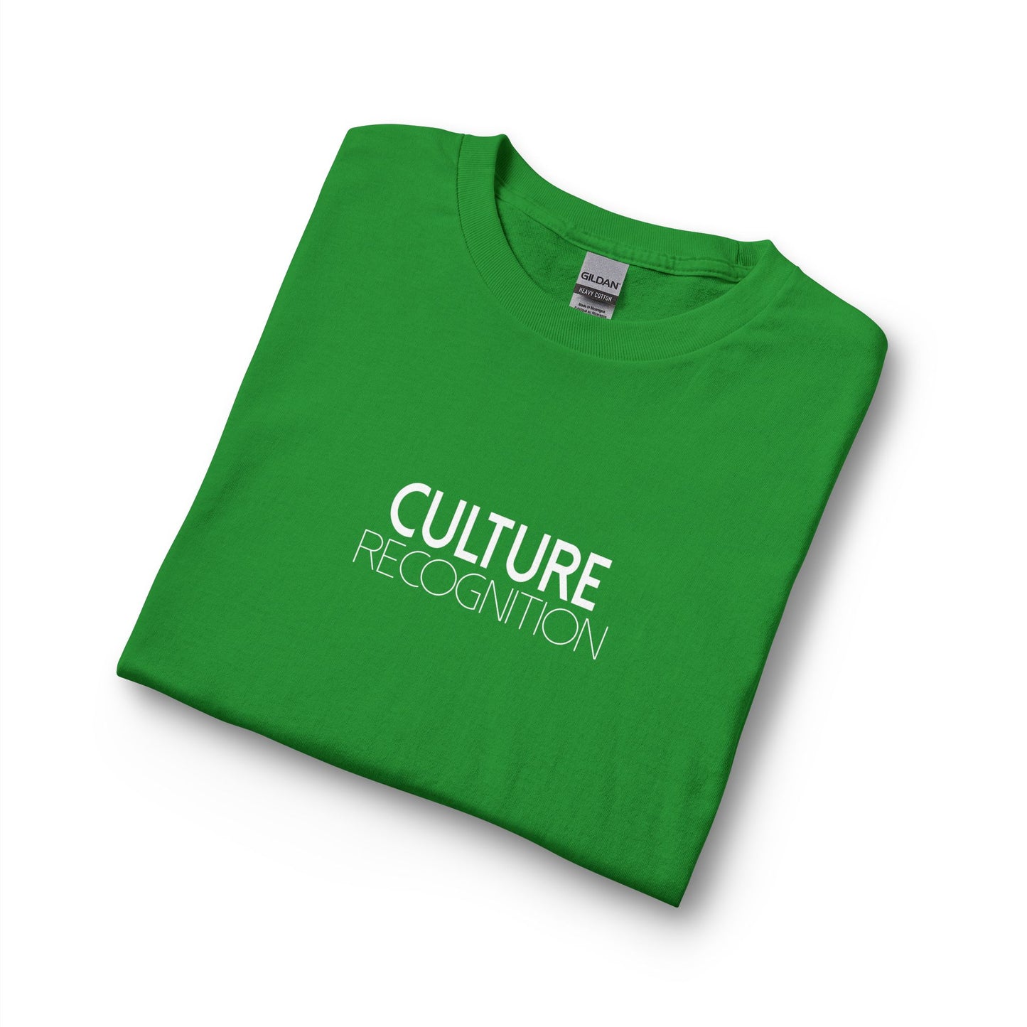 Long Sleeve T-Shirt — "Culture Recognition" Minimal Black Long Sleeve Tee