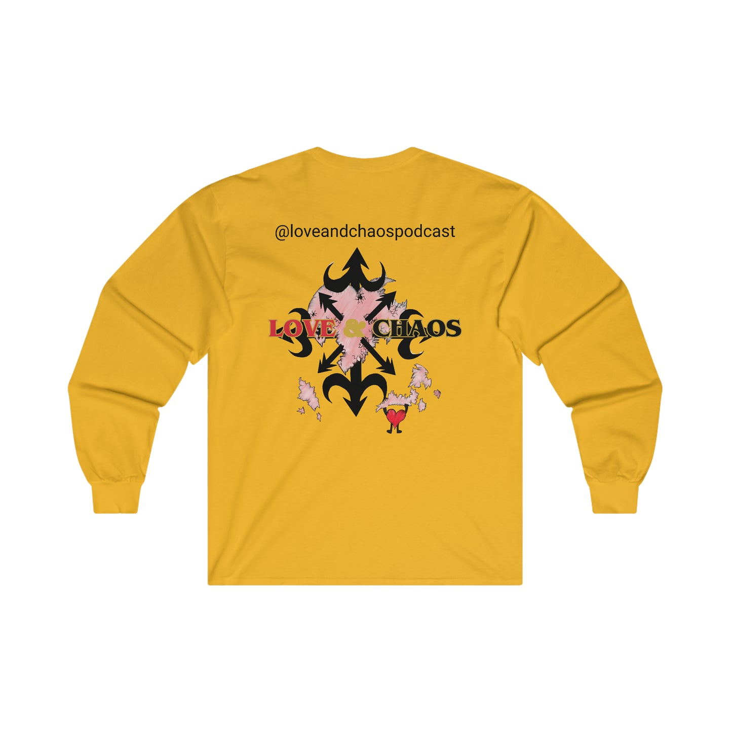 Love & Chaos Podcast Ultra Cotton Long Sleeve Tee