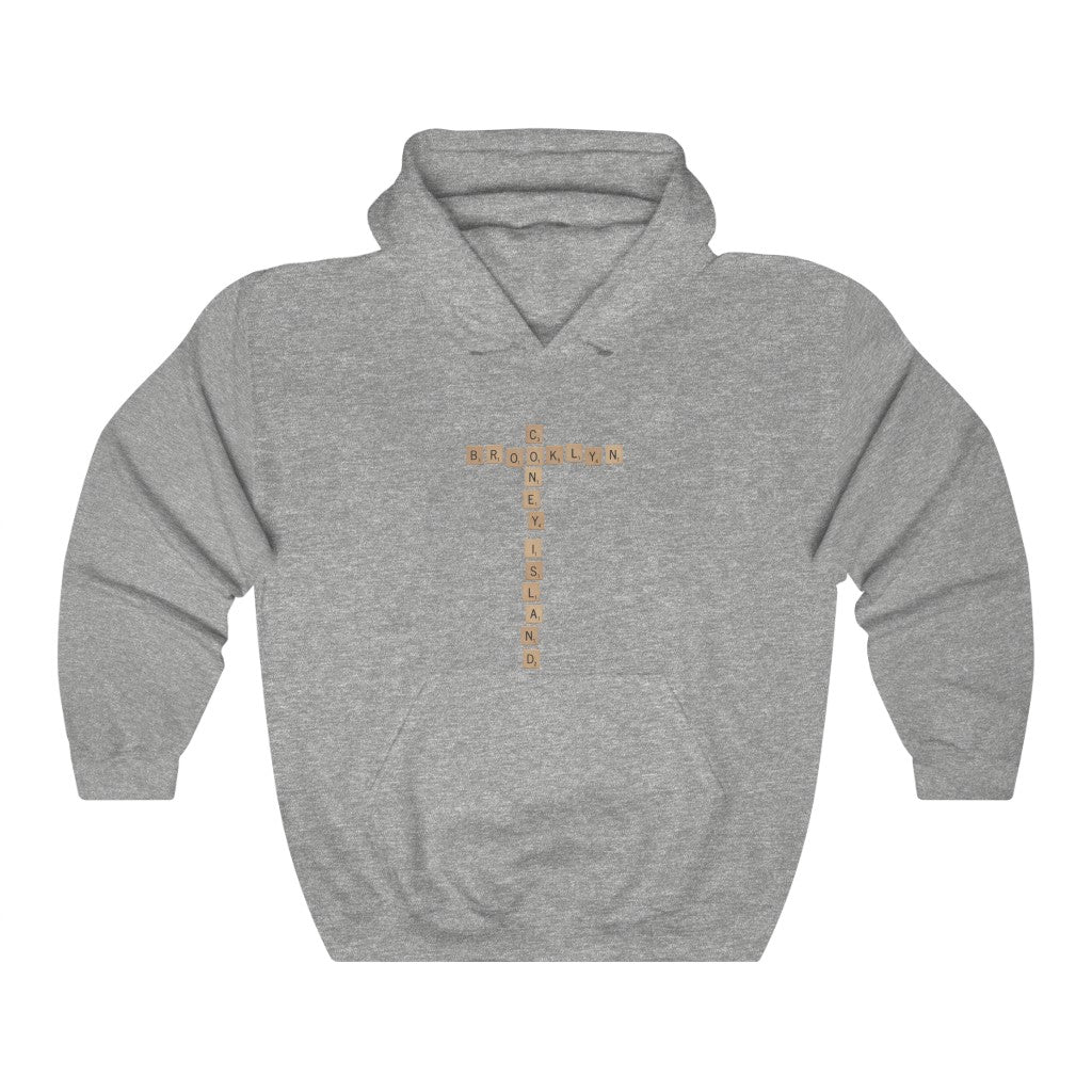 Brooklyn - Coney Island - Word Rules Unisex Heavy Blend™ Hooded Sweatshirt