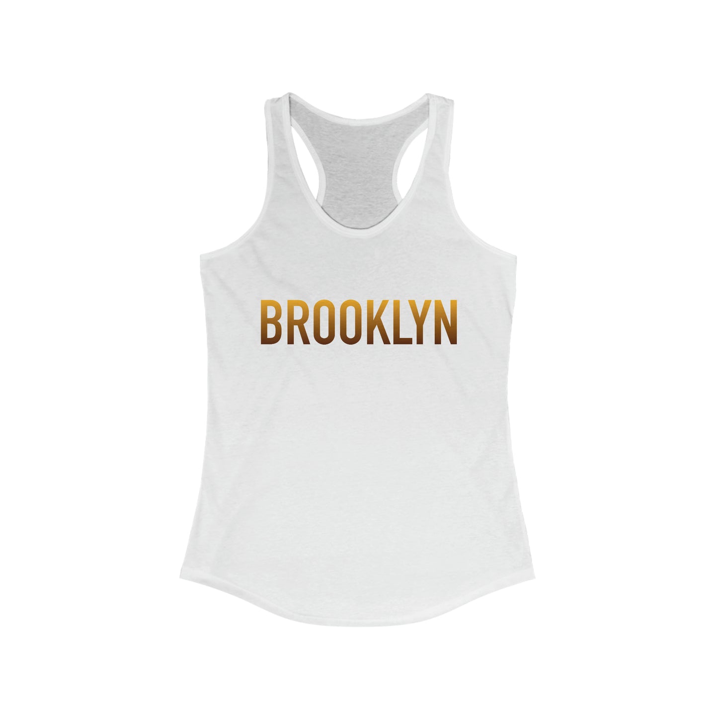 Brooklyn - Ombre - Orange Racerback Tank