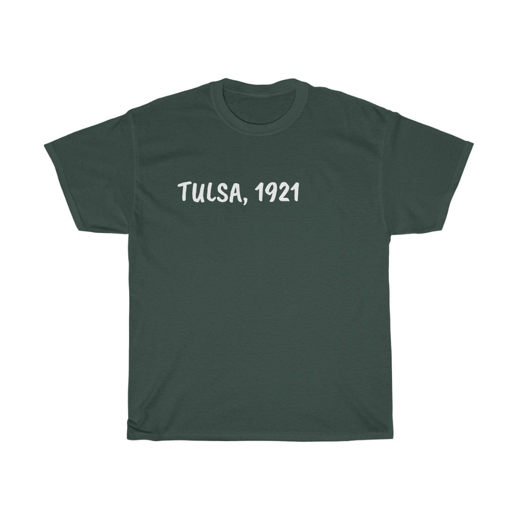 Tulsa 1921 Unisex Heavy Cotton Tee