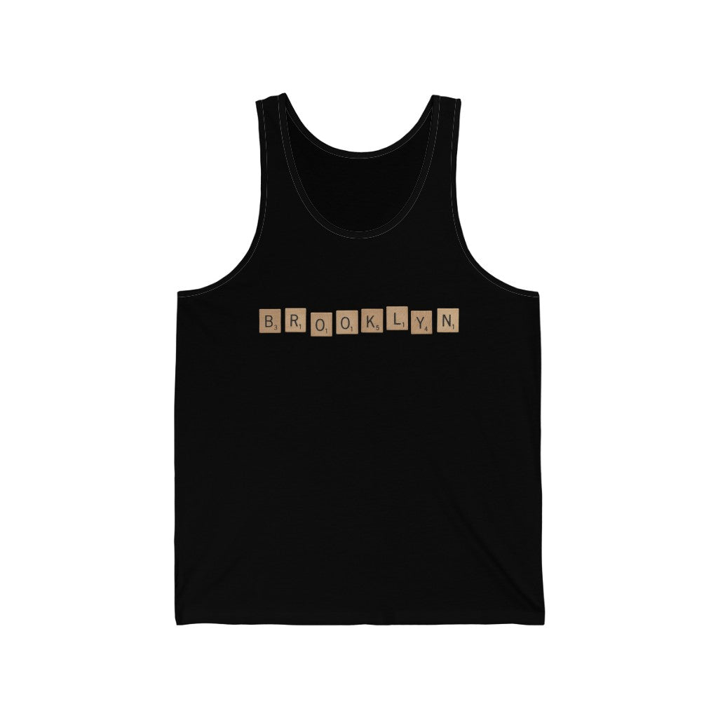 Brooklyn word rules tiles Tank - BeeCause item