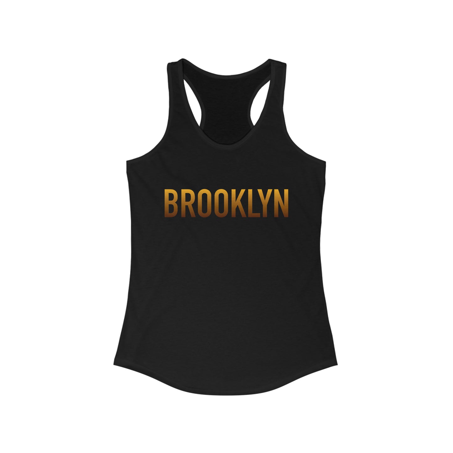 Brooklyn - Ombre - Orange Racerback Tank